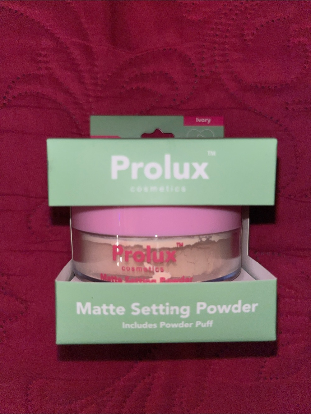 Matte Setting Powder - Ivory (Pink Lid)